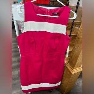 Rafaella Pink & White Dress Size 12 New With Tags